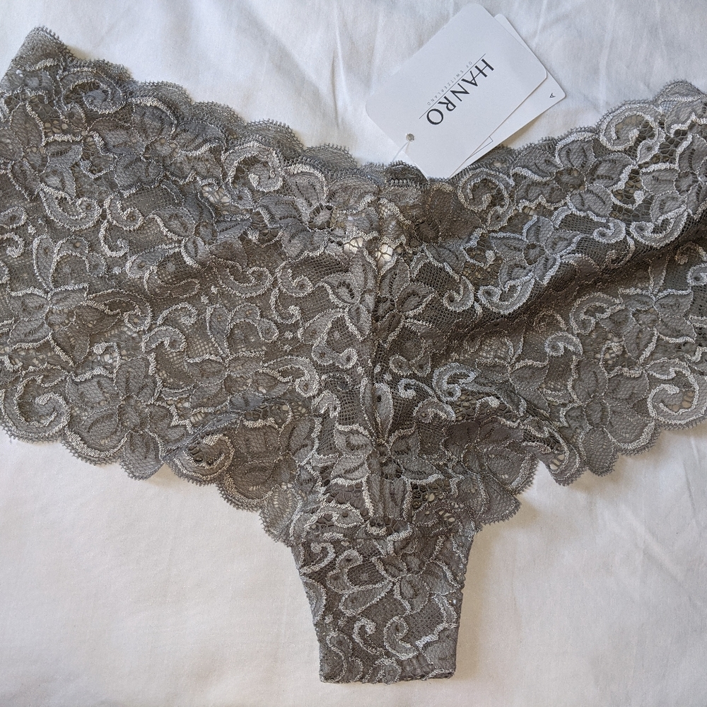 HANRO lace boyshort panties S